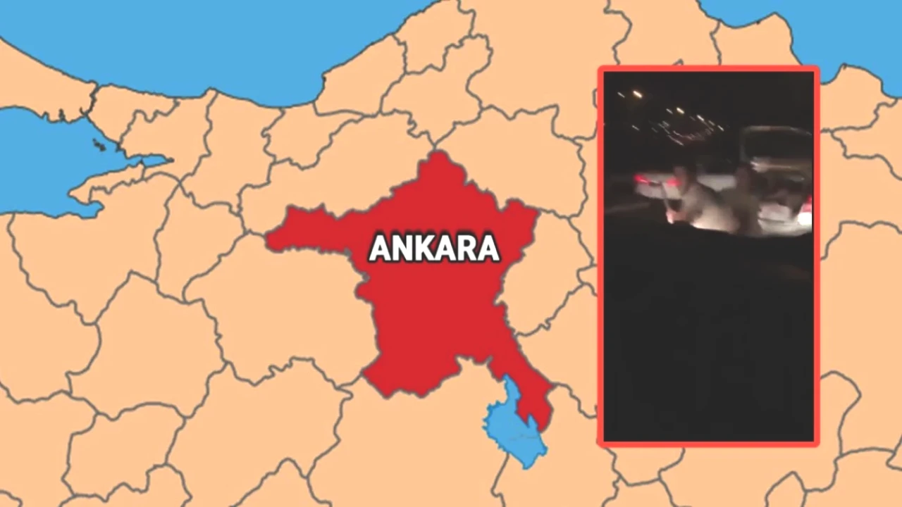 Ankara'da Şok Olay: Trafikte Baltalı Saldırı Anları Kamerada!