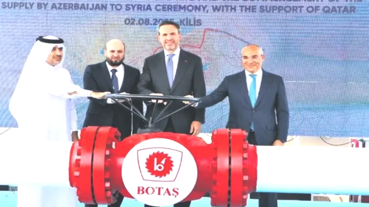 Türkiye ile Suriye Arasında Gaz Köprüsü Kuruldu! Yeni Hat Artık Hizmette